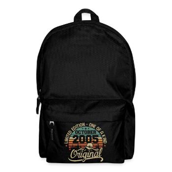 Oktober 2005 - Im Oktober 2005 werden Legenden geboren - Rucksack - Schwarz - Vorne