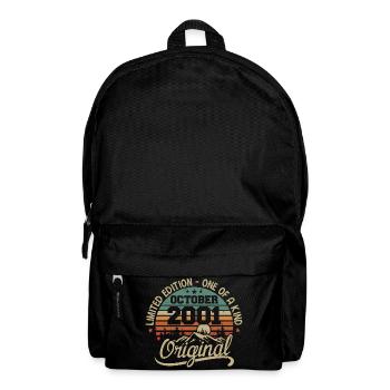 Octobre 2001 - Légendes Sont Nées En Octobre 2001 - Sac à dos - noir - Devant