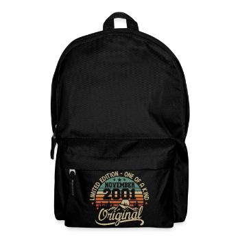 Retro November - November 2001 Birthday Gift - Backpack - black - Front