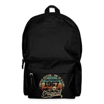 Original 58th Anniversary Gift, December 1967 - Backpack - black - Front