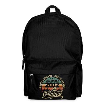 Original 13th Anniversary Gift, December 2012 - Backpack - black - Front