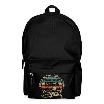 Original 61st Birthday Gift, December 1964 - Backpack - black - Front