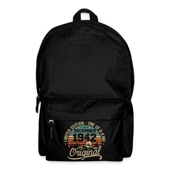 Original Cadeau Anniversaire 83 ans, Décembre 1942 - Sac à dos - noir - Devant