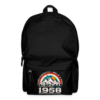 66th Birthday Legend December 1958 Volume 58 - Backpack - black - Front
