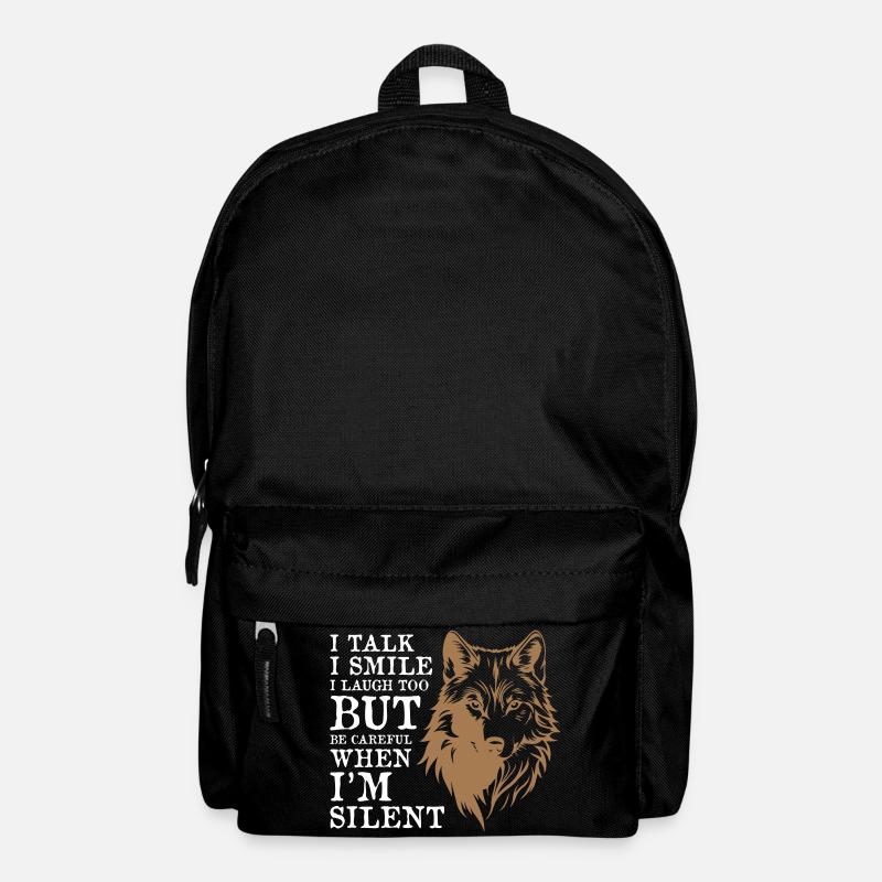 Cool Wolf - Rucksack - Schwarz
