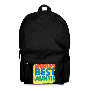 World's Best Auntie Pop Design - Backpack - black - Front