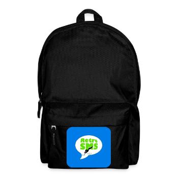 Retro-SMS - Rucksack - Schwarz - Vorne
