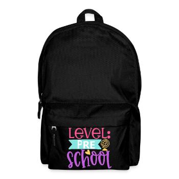 Level: Vorschule - Rucksack - Schwarz - Vorne