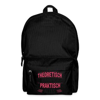 Theoretically, I can do practically anything - Backpack - black - Front
