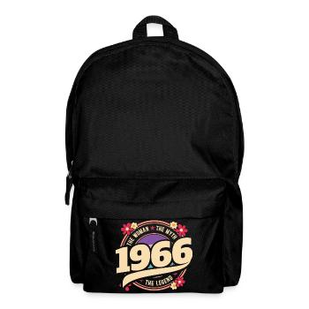 1966 Légende 60 Ans Anniversaire Femme - Sac à dos - noir - Devant