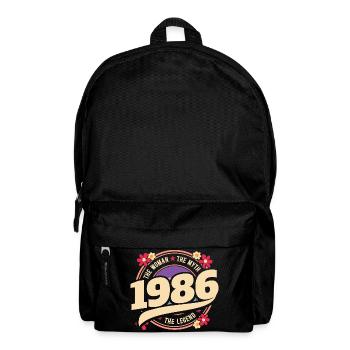 1986 Légende 40 Ans Anniversaire Femme - Sac à dos - noir - Devant
