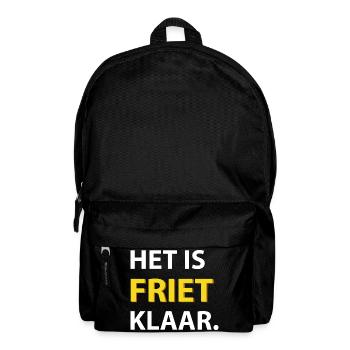 Es sind Pommes frites - Rucksack - Schwarz - Vorne