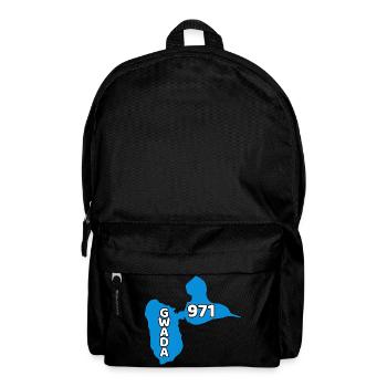 Karte von Guadeloupe 971 - Rucksack - Schwarz - Vorne