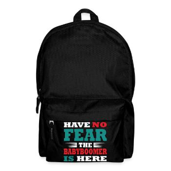 Have no Fear the Babyboomer is here Outfit - Backpack - black - Front