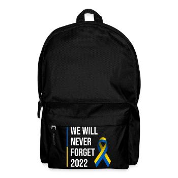 Ukraine War Peace Ribbon - Backpack - black - Front