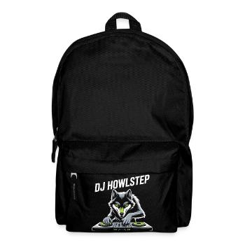 DJ Howlstep Wolf Am Pult EDM Rave Vibes - Rucksack - Schwarz - Vorne