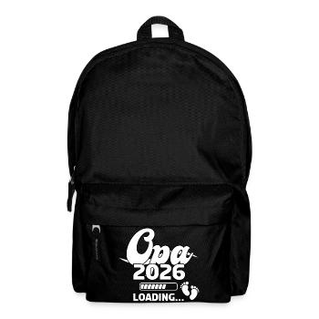 Grandpa 2026 Loading Baby Footprints Design - Backpack - black - Front