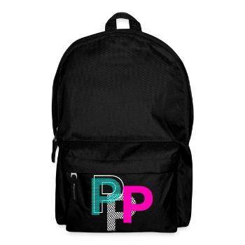 P Letter - Backpack - black - Front