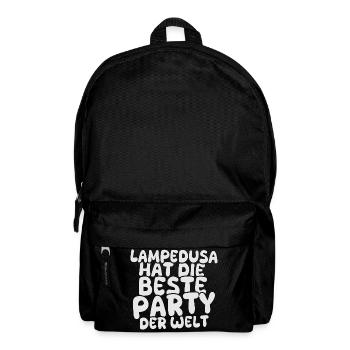 Geschenk für Lampedusa - Rucksack - Schwarz - Vorne