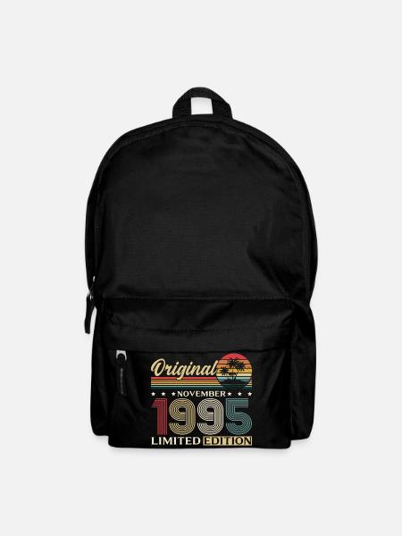 30e anniversaire Original Novembre Année 1995 - Sac à dos - noir