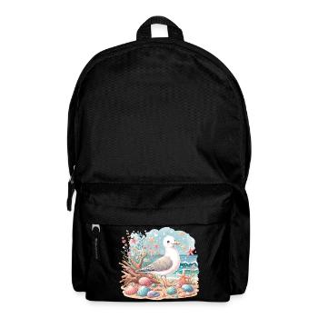 Seagull Beach Shells Maritime Coast - Backpack - black - Front