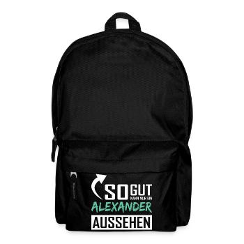 Only an Alexander can look so good - Backpack - black - Front