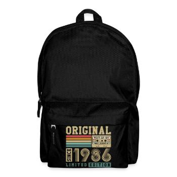 Original 1986 Vintage Vintage Anniversaire Rétro - Sac à dos - noir - Devant
