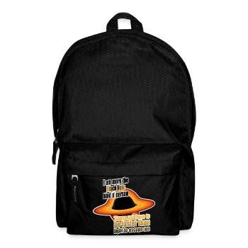 Je suis plus du genre Trou Noir - Sac à dos - noir - Devant