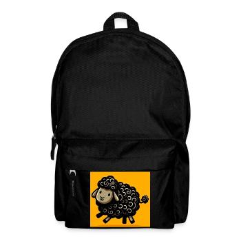 Schwarzes Schaf - Rucksack - Schwarz - Vorne
