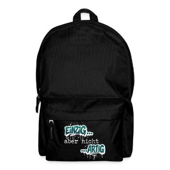 Einzig aber nicht ARTIG - Rucksack - Schwarz - Vorne