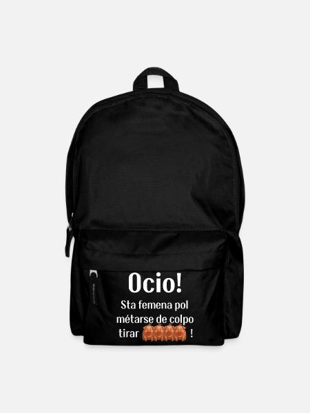 Witzige Phrase auf Venezianisch - Rucksack - Schwarz