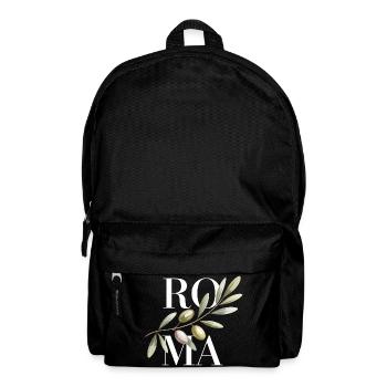 ROMA – Olive Branch - Rucksack - Schwarz - Vorne