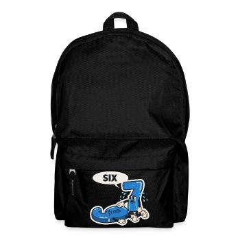 67 Six Seven Meme Christmas Italian meme - Backpack - black - Front