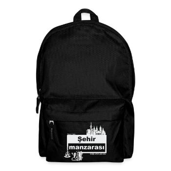 Stadtbild - türkisch - ready when you are - Rucksack - Schwarz - Vorne