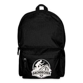 Roofer Craft Logo Motif - Backpack - black - Front