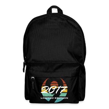 9. Geburtstag 2017 Jungen und Mädchen Geschenk - Rucksack - Schwarz - Vorne
