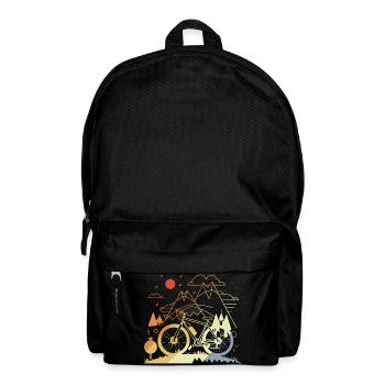 Mountainbiken Vintage - Rucksack - Schwarz - Vorne