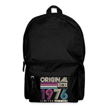1976 Jahrgang 50. Geburtstag Geschenk Retro - Rucksack - Schwarz - Vorne