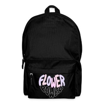 Pastel Flower Power Retro - Backpack - black - Front