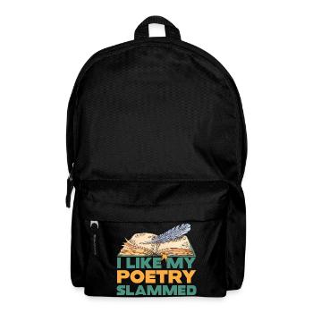 J’aime que ma poésie soit défoncée - Sac à dos - noir - Devant