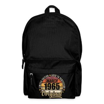 61. Anniversary 61 Years Limited Edition March 1965 - Backpack - black - Front