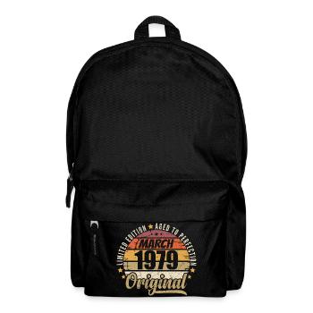 47. 47 Year Anniversary Limited Edition March 1979 - Backpack - black - Front