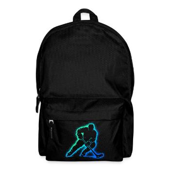 Eishockey Spieler Geschenk Junge Hockey - Rucksack - Schwarz - Vorne