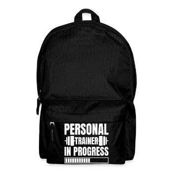 Powerlifting Bodybuilder Personal Trainer Progress - Backpack - black - Front
