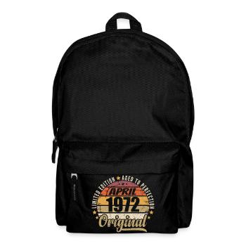 Cadeau D'anniversaire Avril 1972 - Sac à dos - noir - Devant
