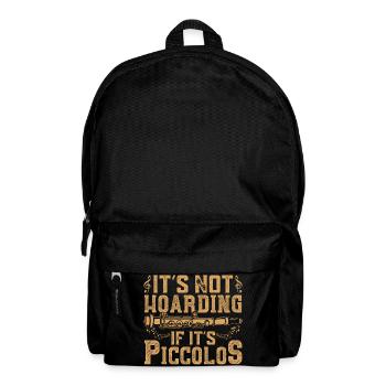Piccolo-Spieler Marschband Orchester-Instrument - Rucksack - Schwarz - Vorne