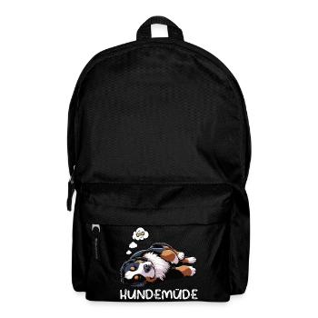 Hundemüde Berner Sennenhund Sennenhunde Berner - Rucksack - Schwarz - Vorne