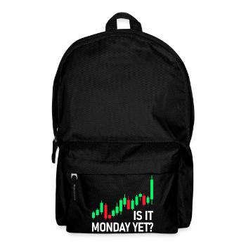 Is it monday yet? Stock Market Exchange Trader - Backpack - black - Front