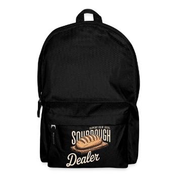 Lokales Logo des Sauerteighändlers - Rucksack - Schwarz - Vorne