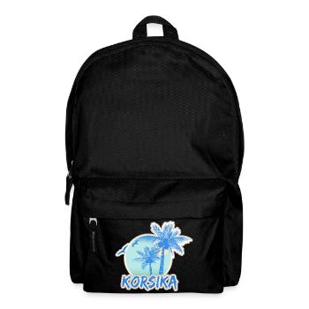 Strand Korsika - Rucksack - Schwarz - Vorne